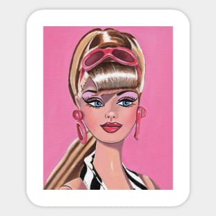 Summer Barbie Sticker